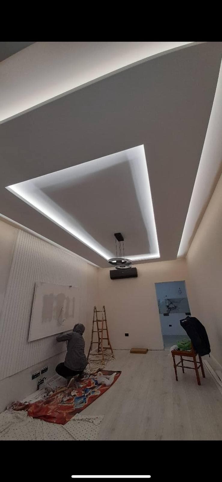 Cartongesso e illuminazione su misura